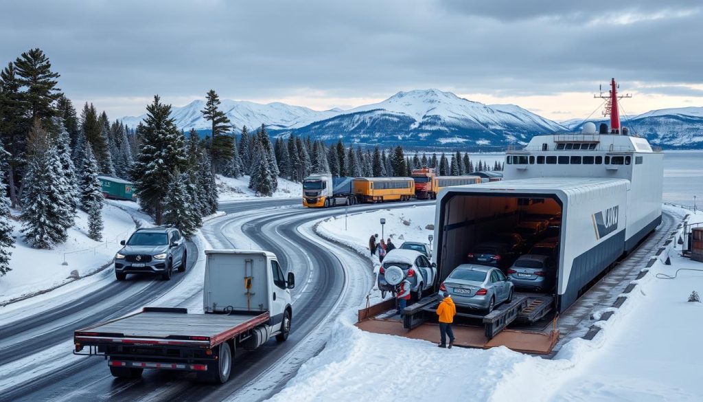 Kjøretøytransport situasjoner