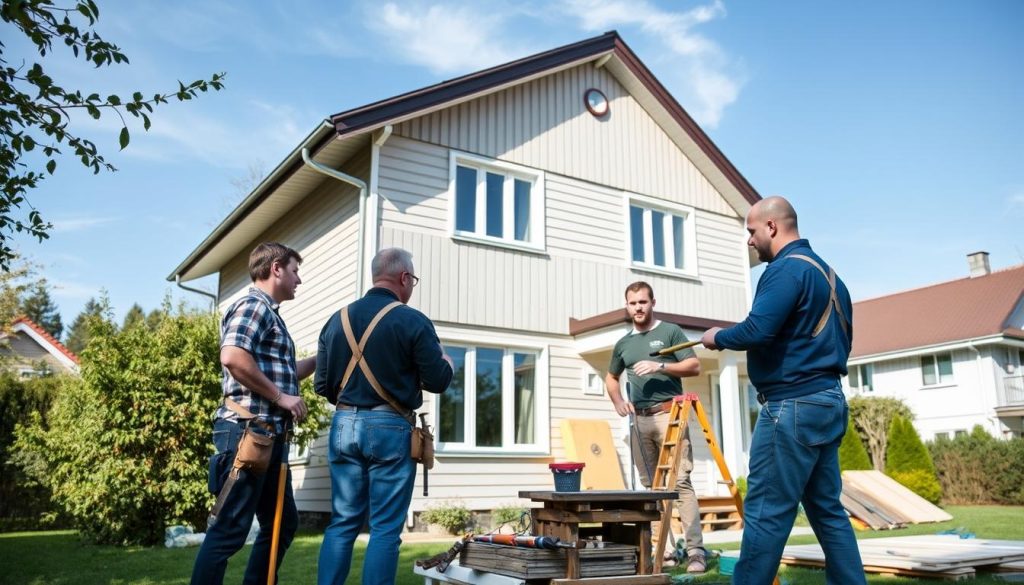 Kledning hus tjenester