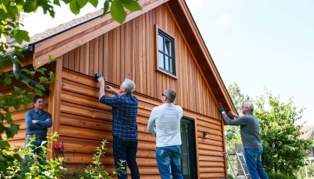 Kledning på hus vedlikehold