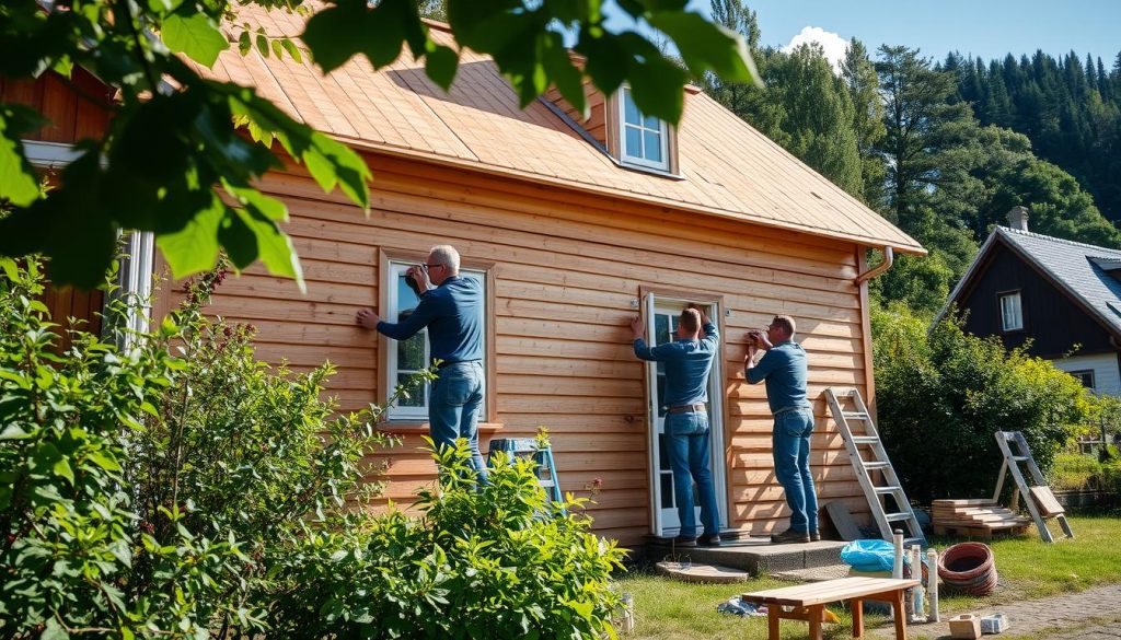 Kledningstjenester og fasadearbeid