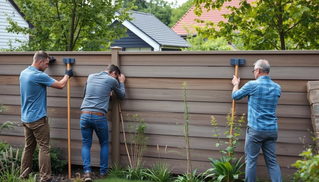 Komposittgjerde montering og tjenester