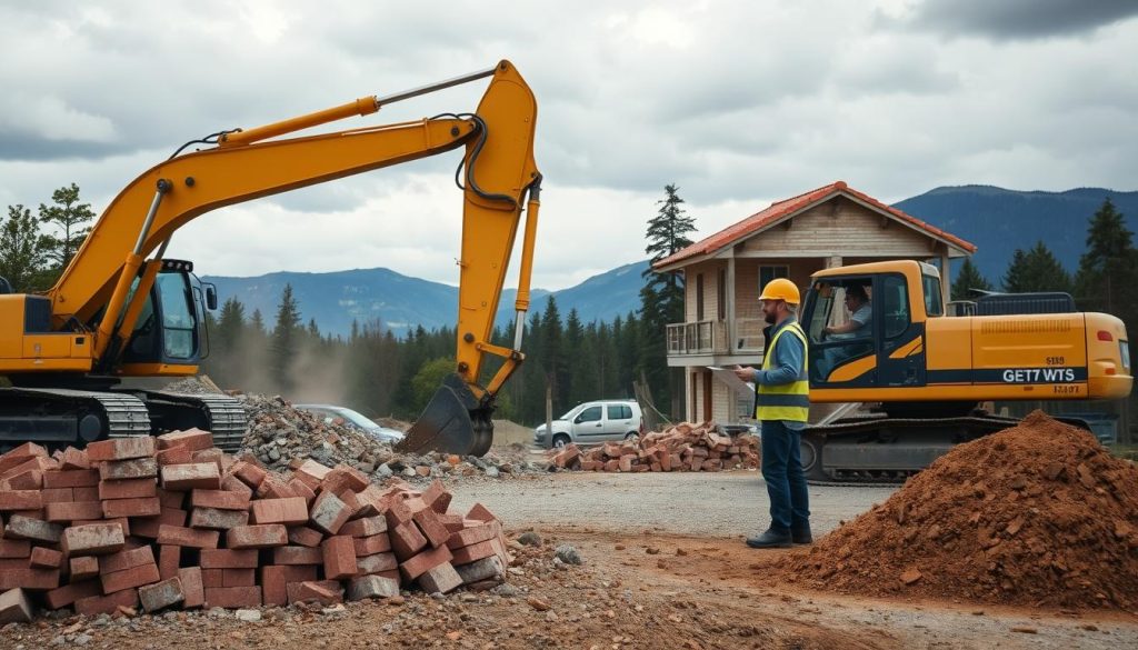 Kostnader ved gravearbeid og rivning