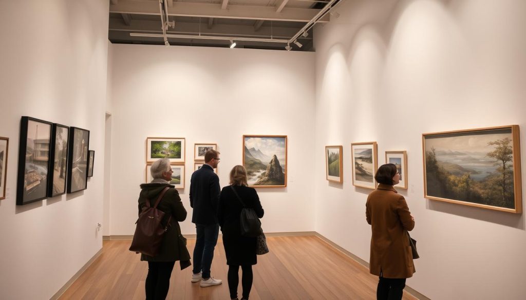 Kunstgalleri utstilling Norge