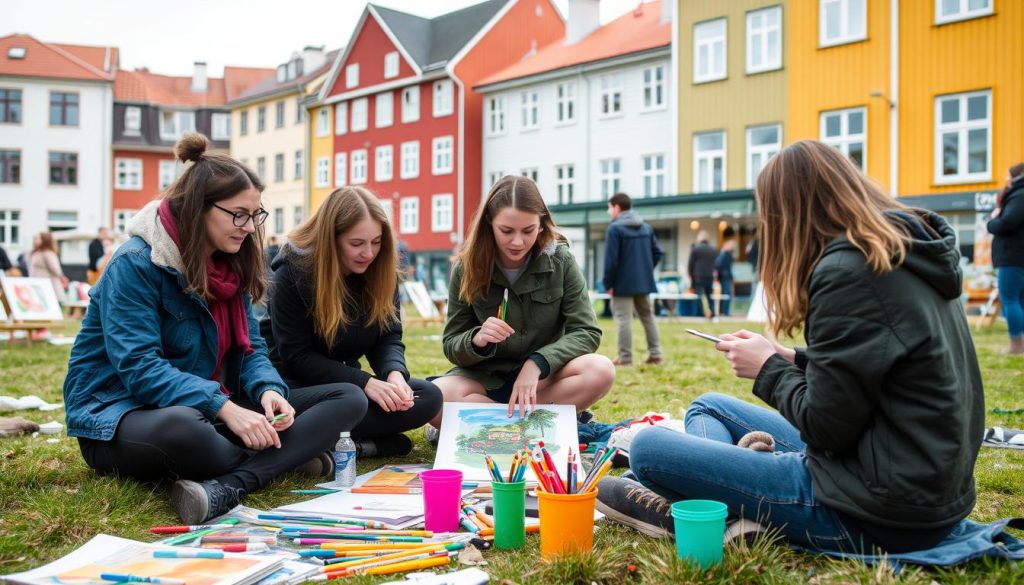 Kunstskole studenter i Oslo