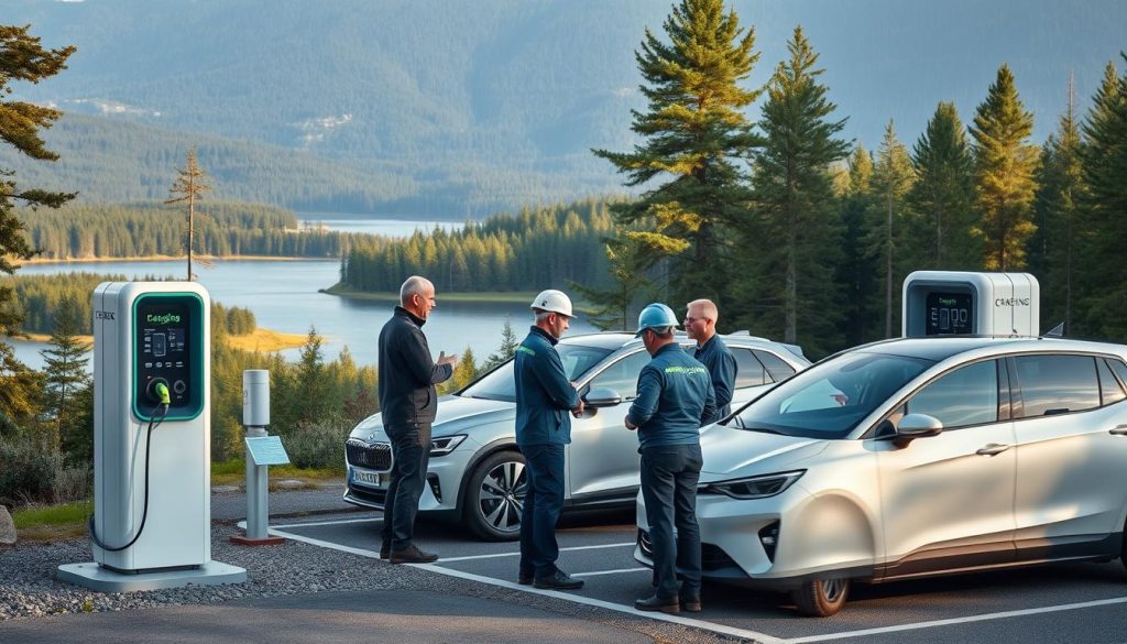 Ladestasjoner og installasjonstjenester