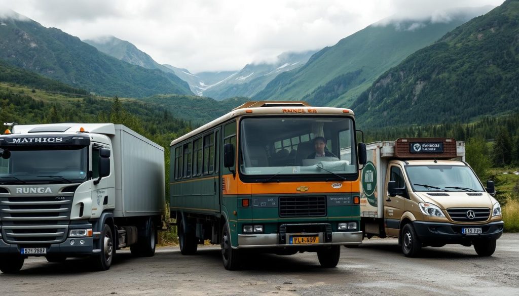 Landtransport kjøretøy