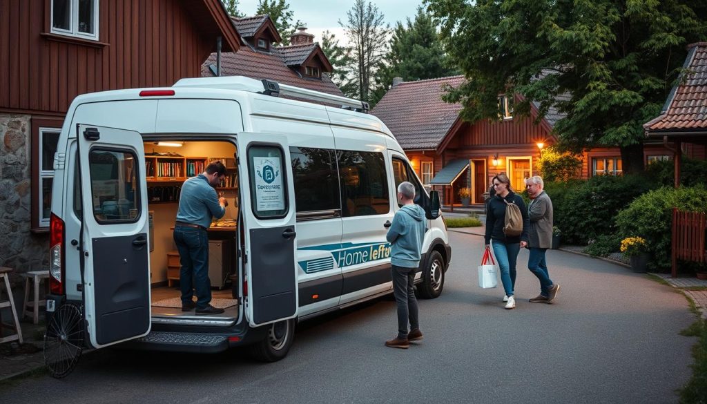 Låsbytte tjenester i norske byer