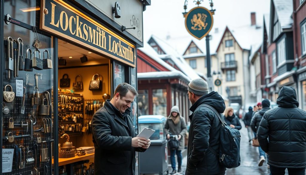 Låsesmed tjenester i norske byer