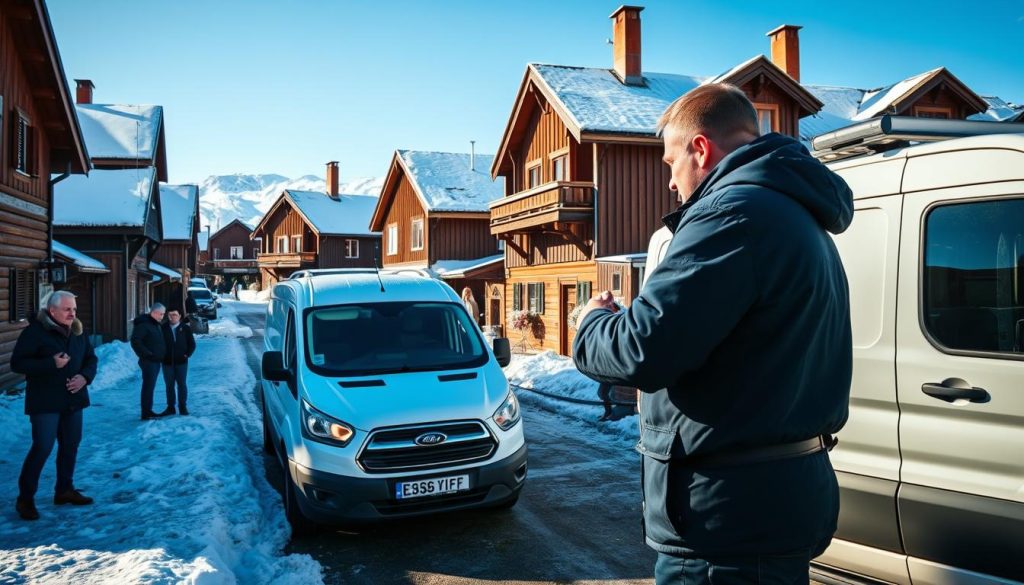 Låsesmed utrykning i norske byer