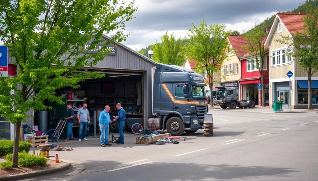 Lastebilmekaniker søk i norske byer