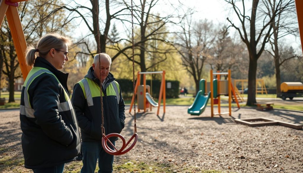 Lekeplass sikkerhetsinspeksjon