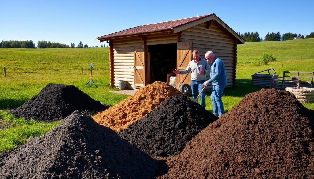 Levering av toppjord tjenester