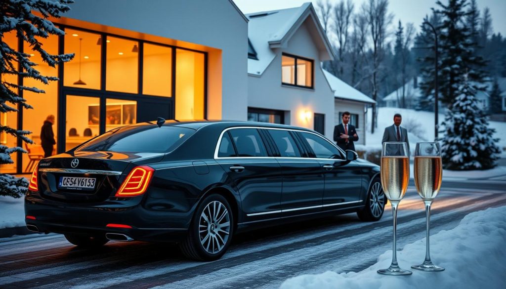 Limo event kostnad og leie av limo med sjåfør