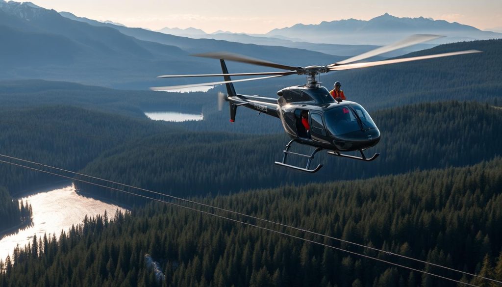 Linjeinspeksjon med helikopter standarder