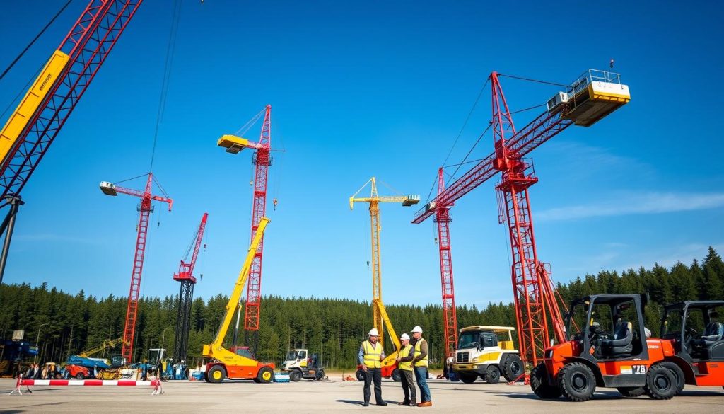 Løfteutstyr og transporttjenester