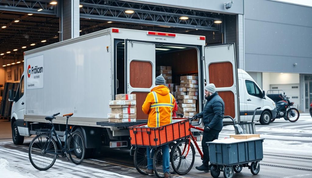 Logistikk råd for portørtjenester