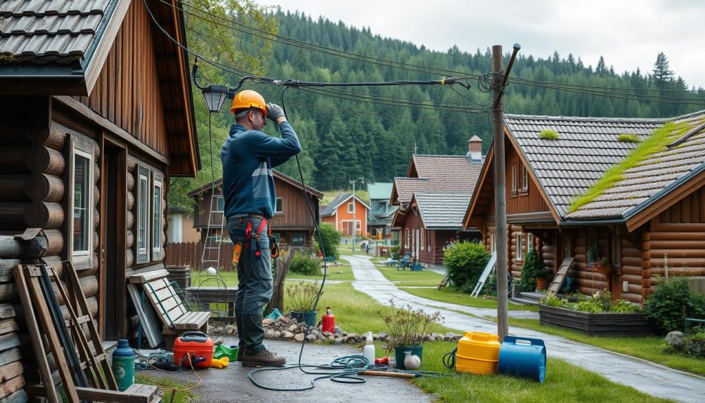 Lokal elektriker hasteoppdrag