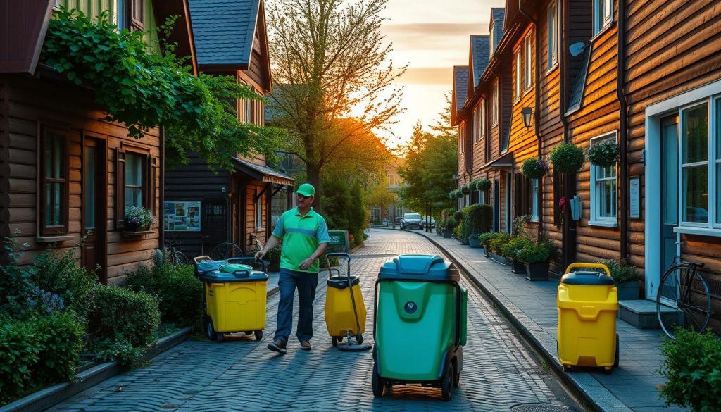 Lokal flyttevask i norske byer