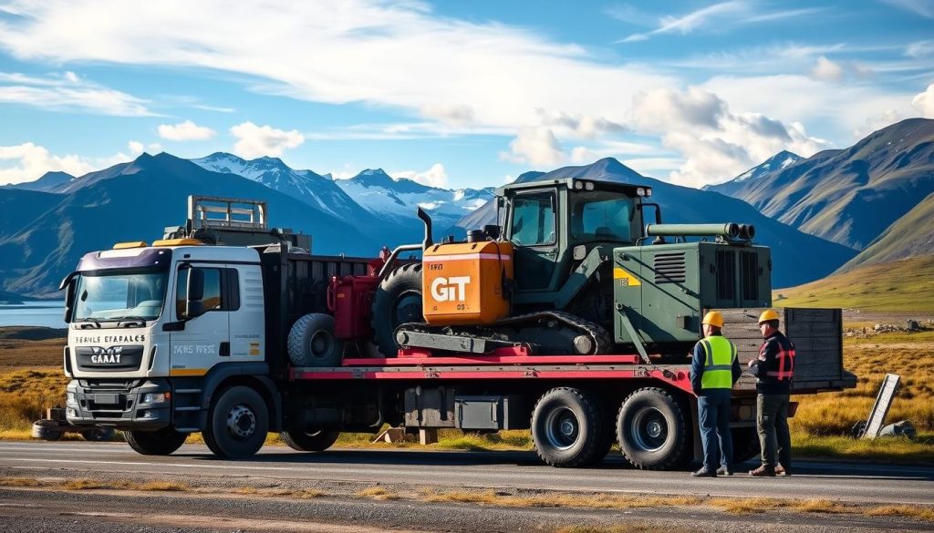 Lokal maskintransport i Norge