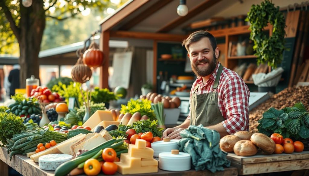 Lokal matprodusent bondens marked leveranse