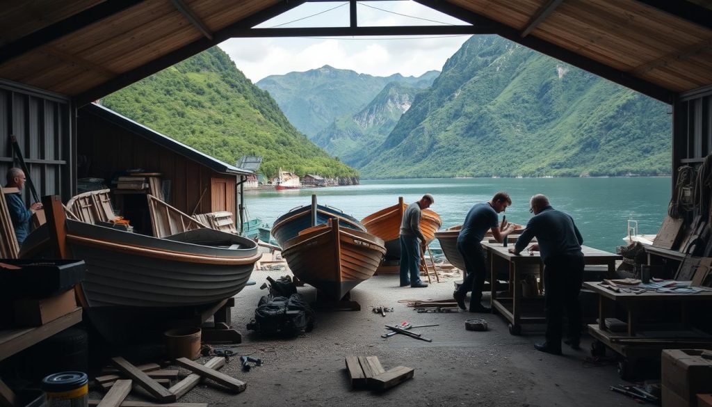 Lokale båtverksteder i Norge