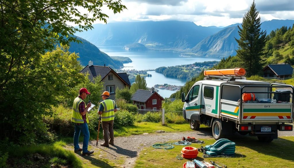 Lokale dreneringsfirmaer i Norge