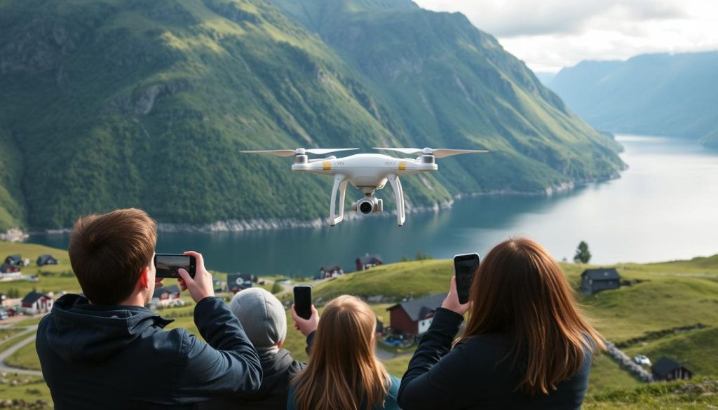 Lokale drone-tjenester i Norge