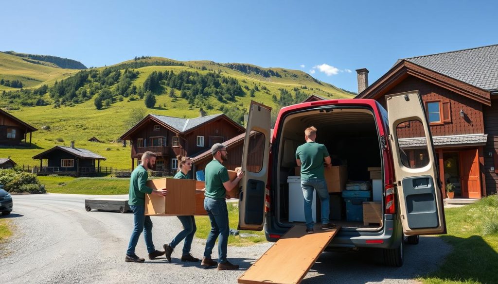 Lokale flyttebyrå i Norge