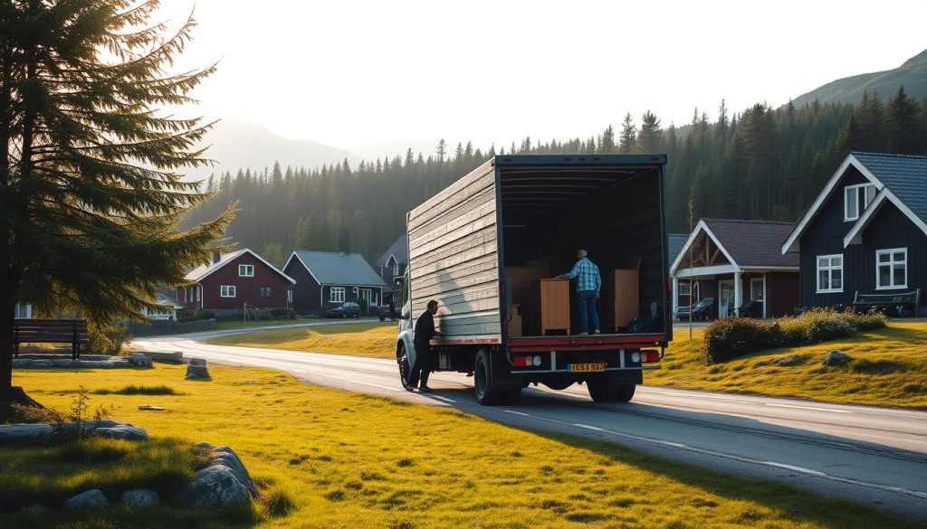 Lokale flyttebyråer i Norge