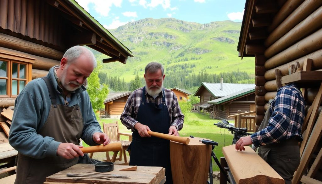 Lokale håndverkere i Norge