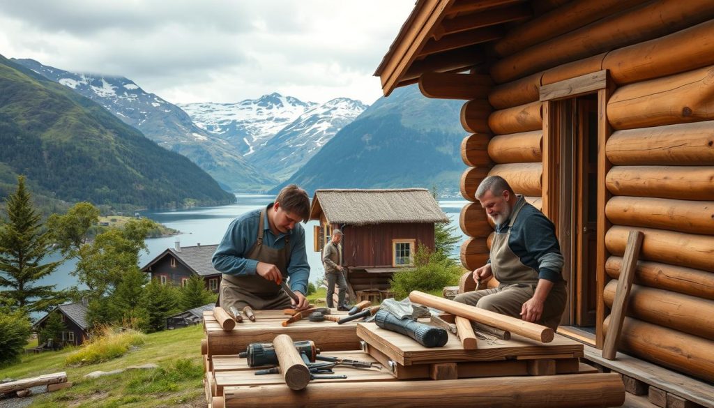 Lokale håndverkere i Norge