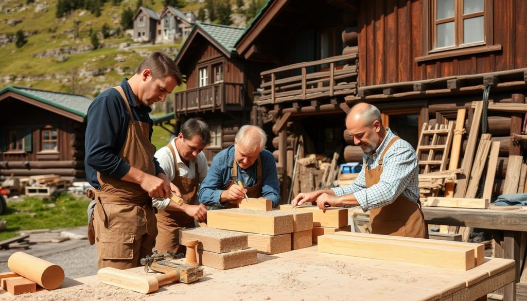 Lokale håndverkere i Norge