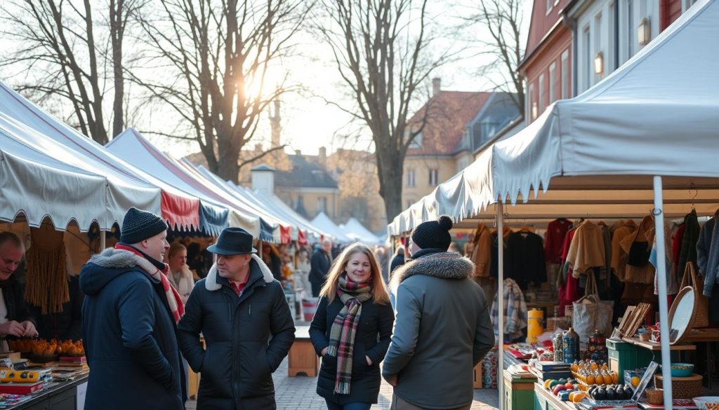 Loppemarket i norske byer