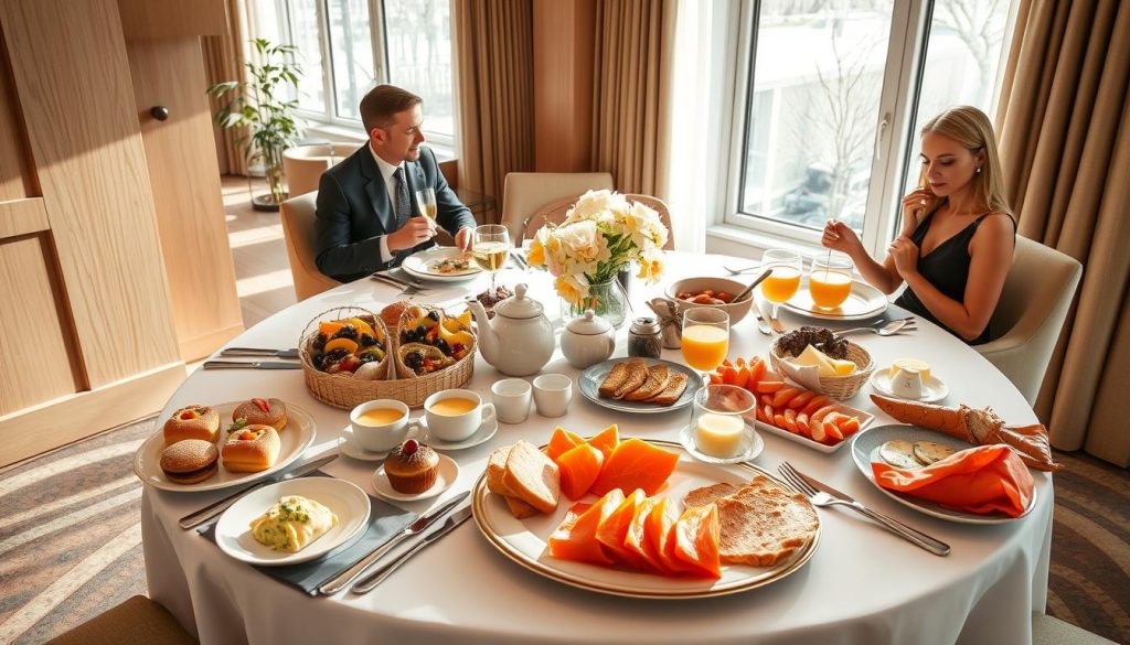 Luksusfrokost på hotell