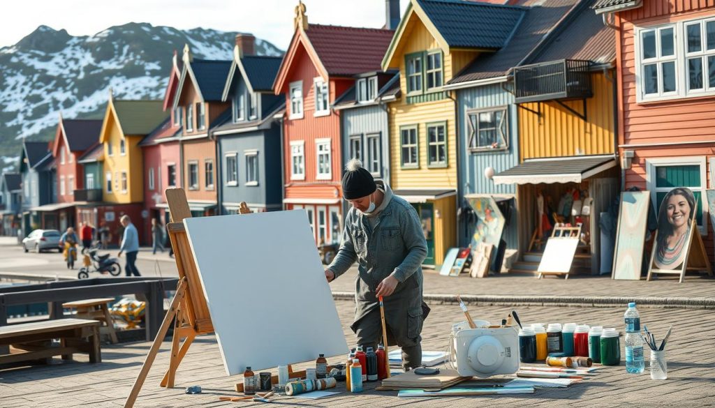 Malerlærling i norske byer