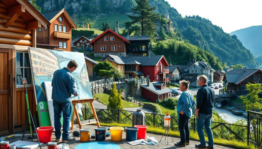 Malertjenester i norske byer