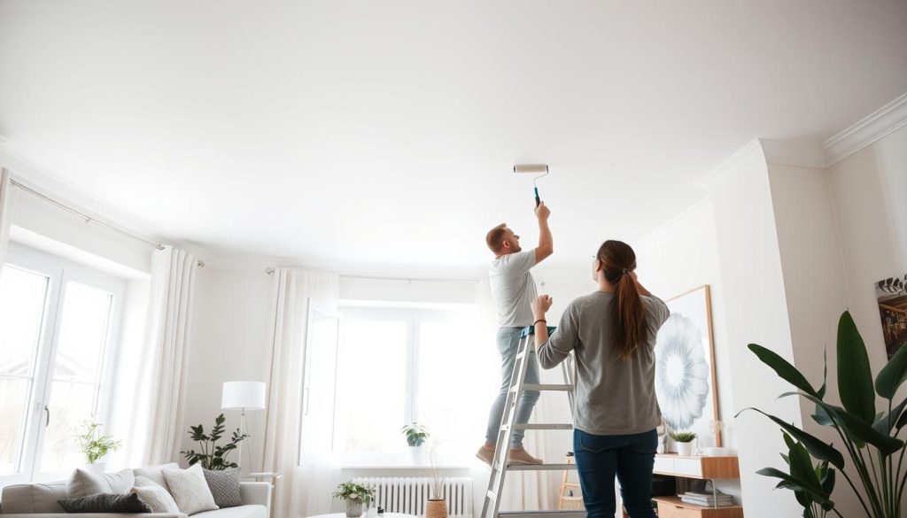 Maling av stuetak tips og råd