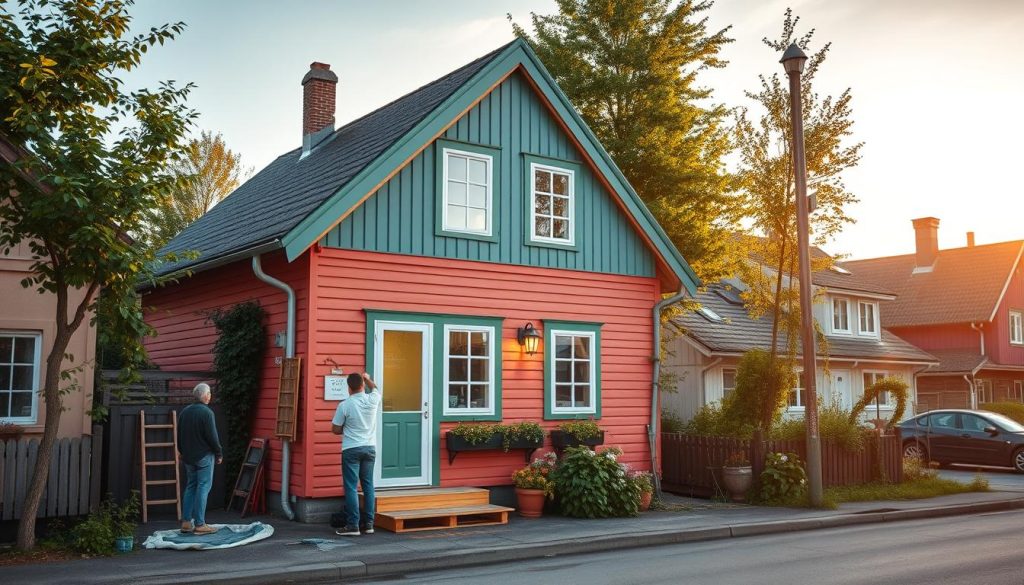 Maling og renovering i norske byer