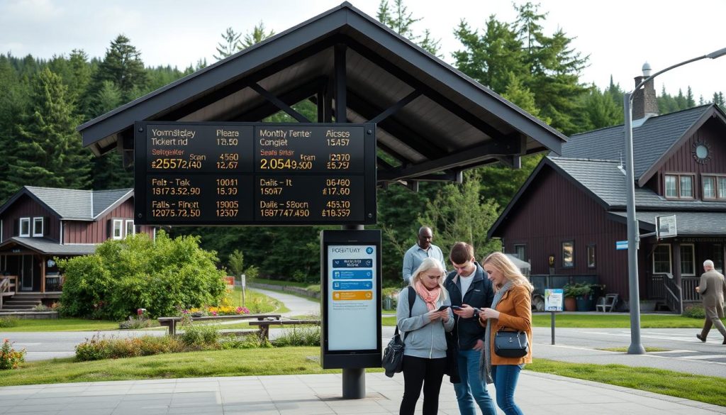 Månedskort priser i Norge