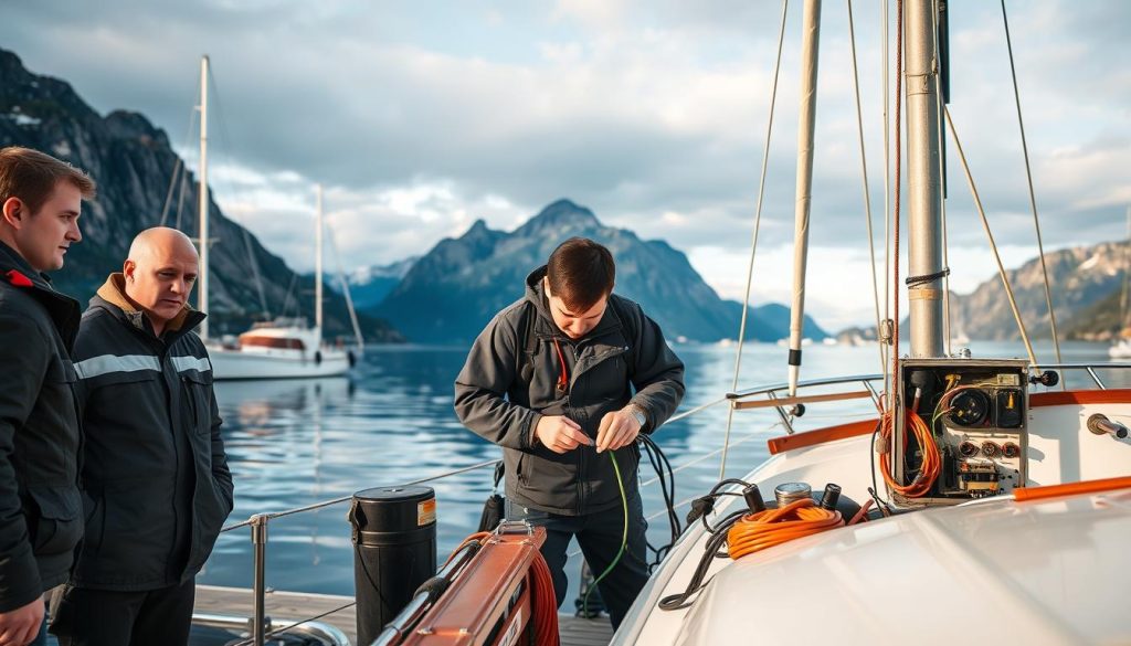 Maritime elektrikertjenester i Norge