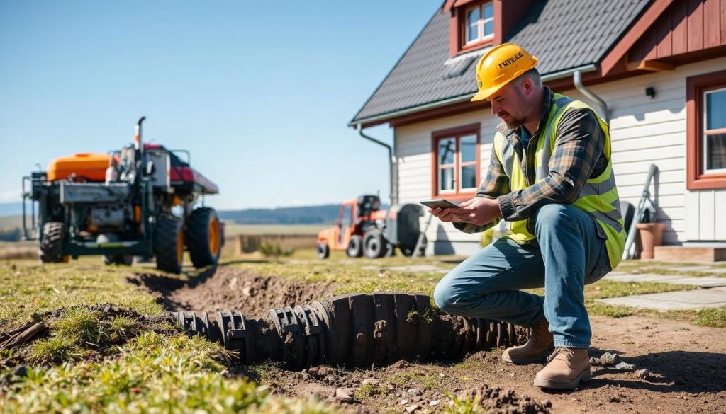 Maskinentreprenør drenering tips