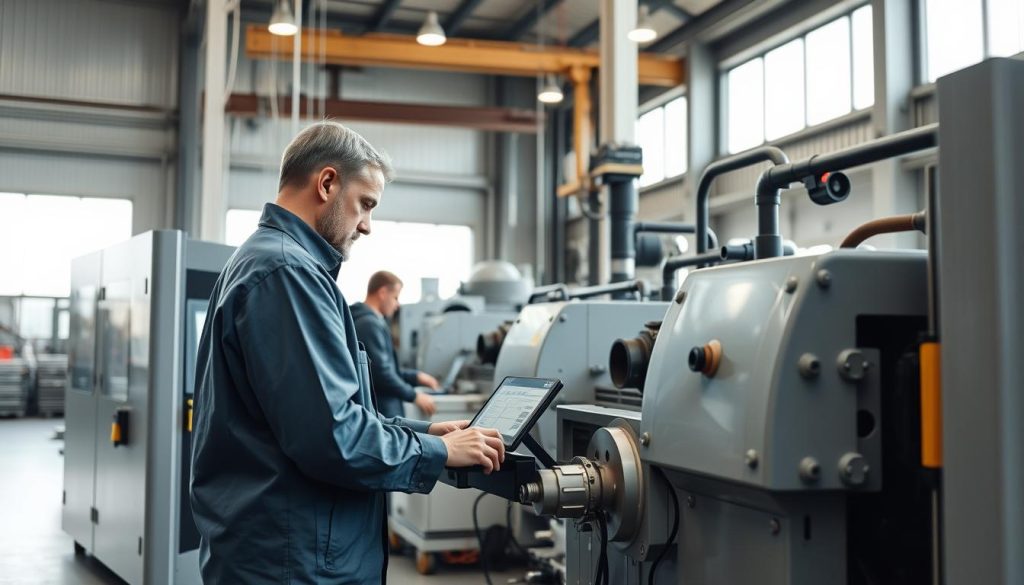 Maskinoperatør i industrimiljø