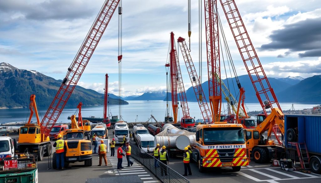 Maskintransport Bergen tjenester