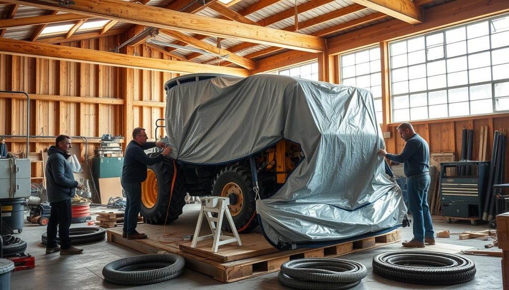 Maskintransport forberedelse