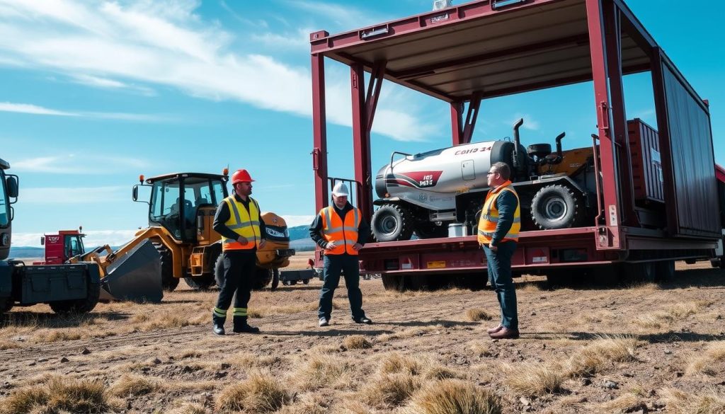 Maskintransport sikring leverandør valg