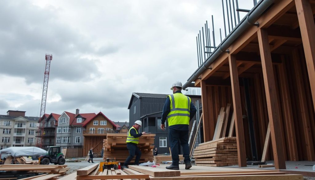 Materialhåndtering i norske byer