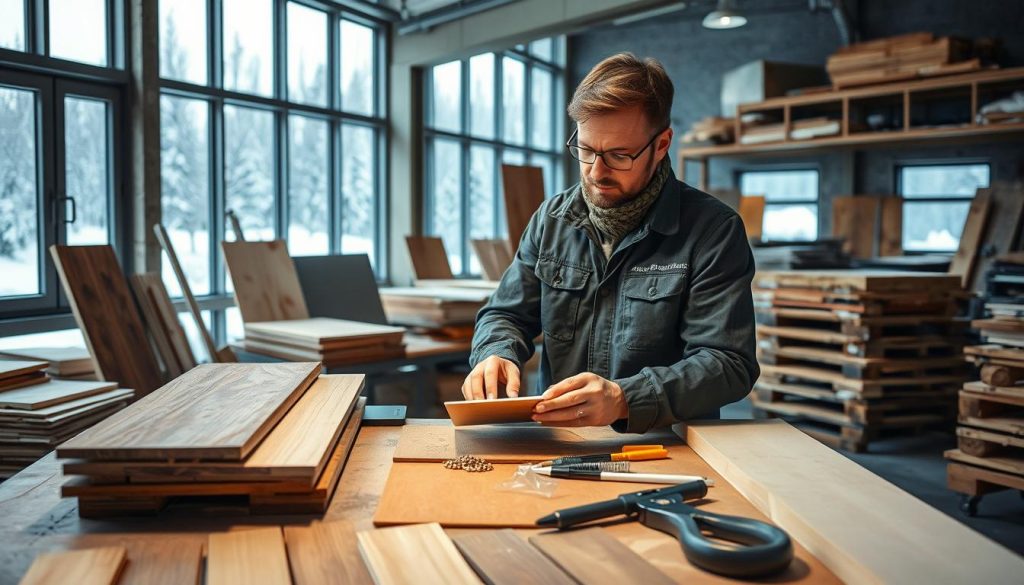 Materialingeniør i arbeid