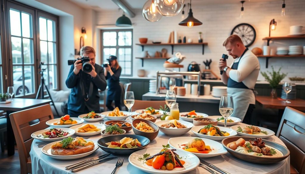 Matfotografering profesjonell tjeneste