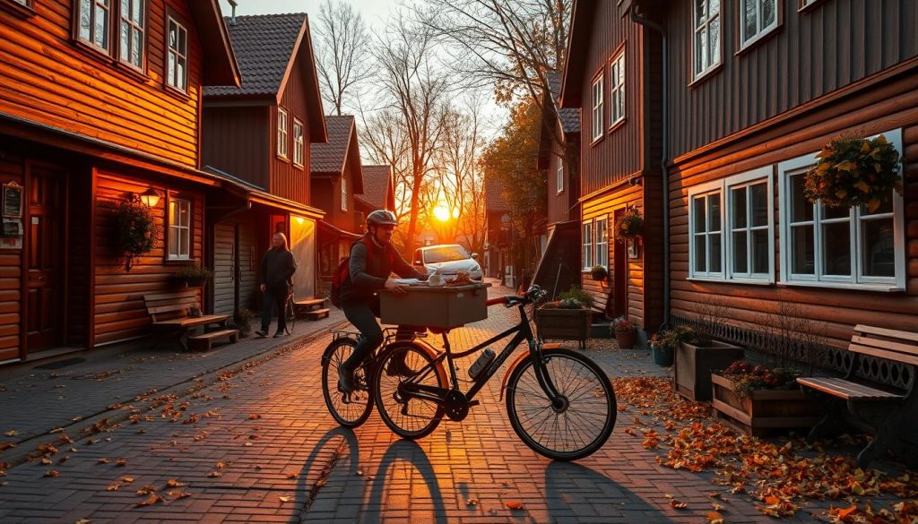 Matkjører leveringstjenester