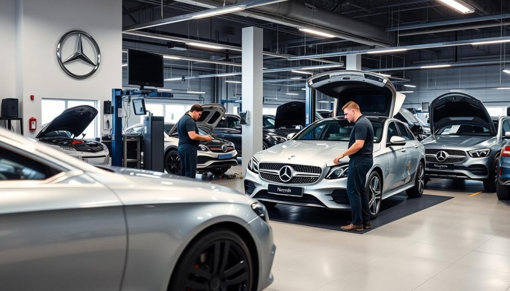 Mercedes verksted servicetjenester